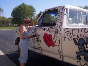 Haring Art Truck