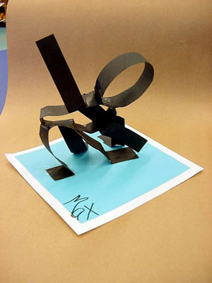 3D Paper-Edge Figure Sculptures 3D Paper-Edge Figure Sculptures